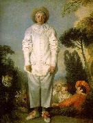 Jean-Antoine Watteau Gilles as Pierrot oil on canvas